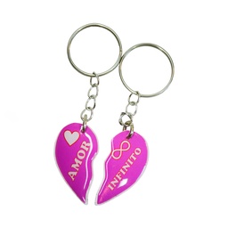 LLAVERO CHARM PARA COMPARTIR CORAZON