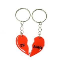 LLAVERO CHARM PARA COMPARTIR CORAZON