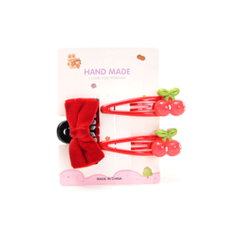 SET DE PELO CON APLIQUE CHERRY
