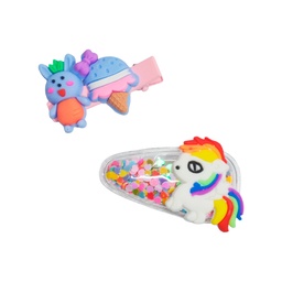 HEBILLA DE PELO CONEJITO X2