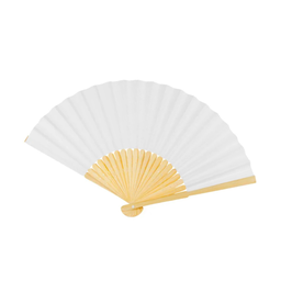 ABANICO COLOR LISO DE PAPEL
