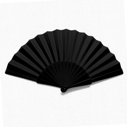 ABANICO DE TELA COLOR LISO