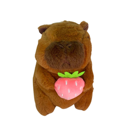 PELUCHE CAPIBARA CON FRUTA 18CM