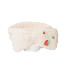VINCHA ELASTICA DE MAQUILLAJE CON MOÑO