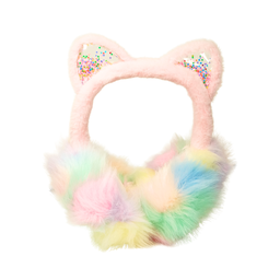 OREJERA DE PELUCHE CON GLITTER DE ESTRELLITAS