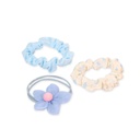 SET DE COLEROS FLOR TELA X3 UNIDADES