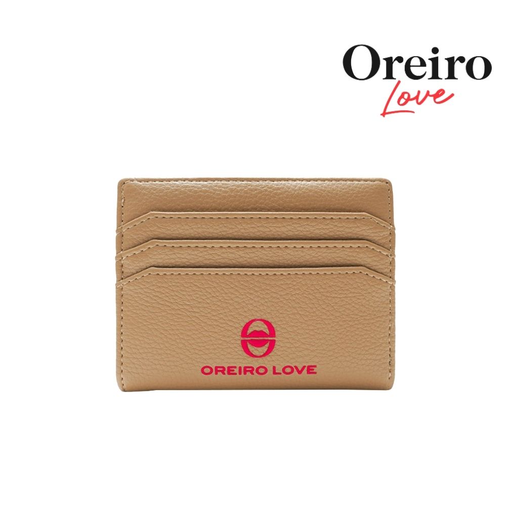 BILLETERA TARJETERO SELLO SIMIL CUERO OREIRO LOVE