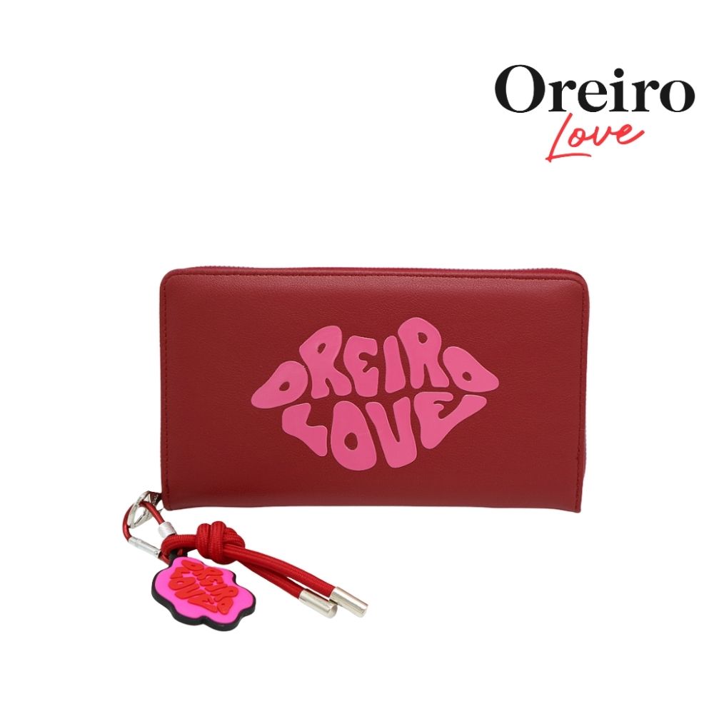 BILLETERA ESTAMPA FRONTAL XL SIMIL CUERO OREIRO LOVE