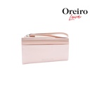 BILLETERA CON CIERRE SIMIL CUERO OREIRO LOVE