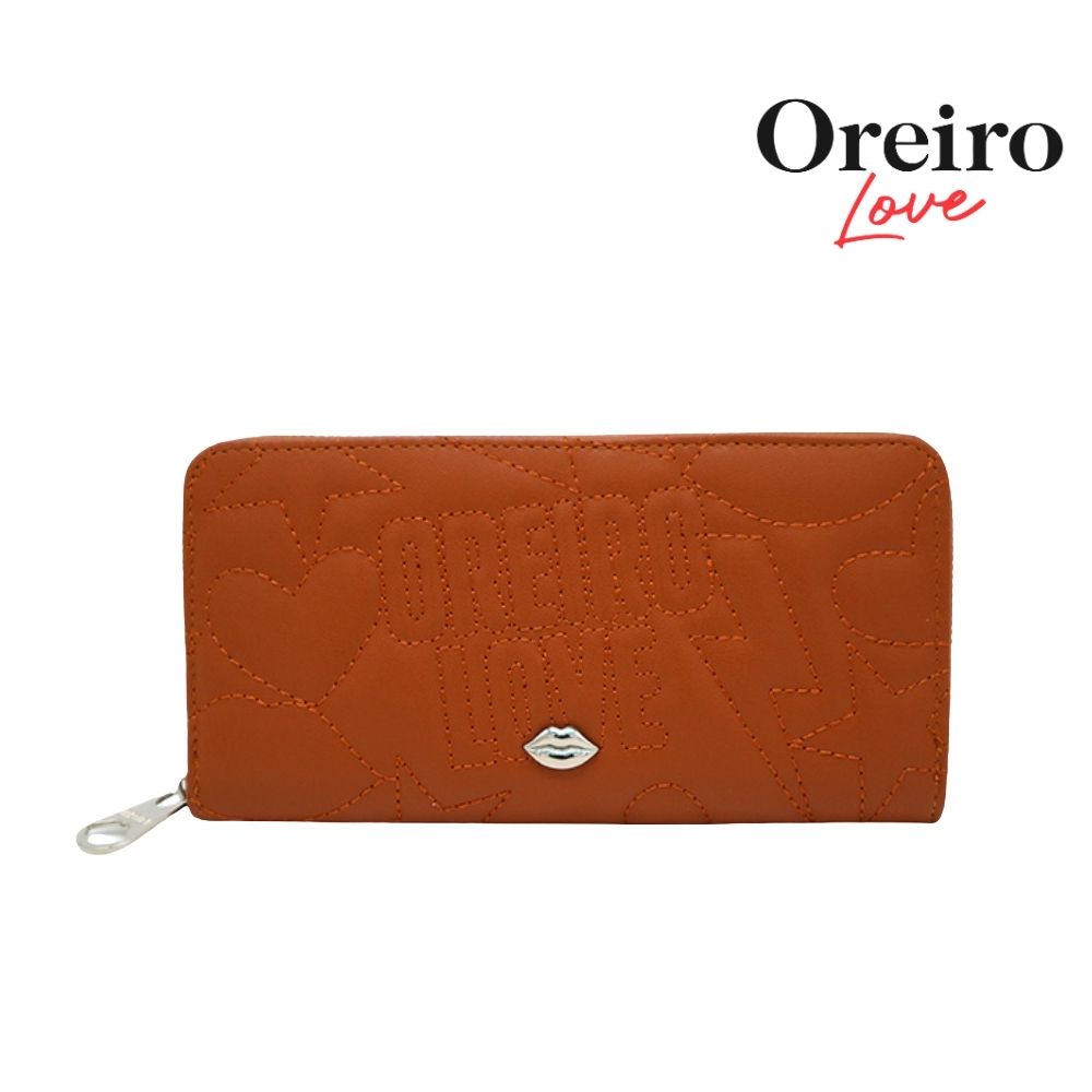 BILLETERA RELIEVE ESTAMPADO SIMIL CUERO OREIRO LOVE