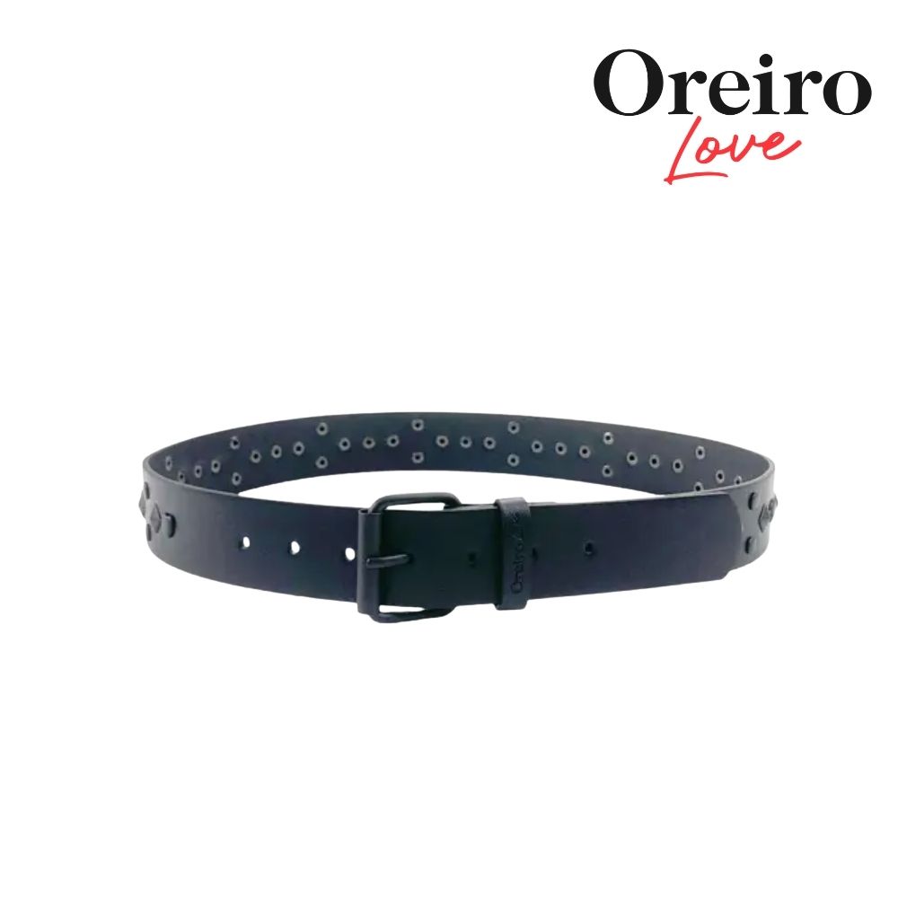 CINTO CON TACHAS SIMIL CUERO OREIRO LOVE