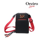 PORTACELULAR APLIQUE FRONTAL SIMIL CUERO OREIRO LOVE