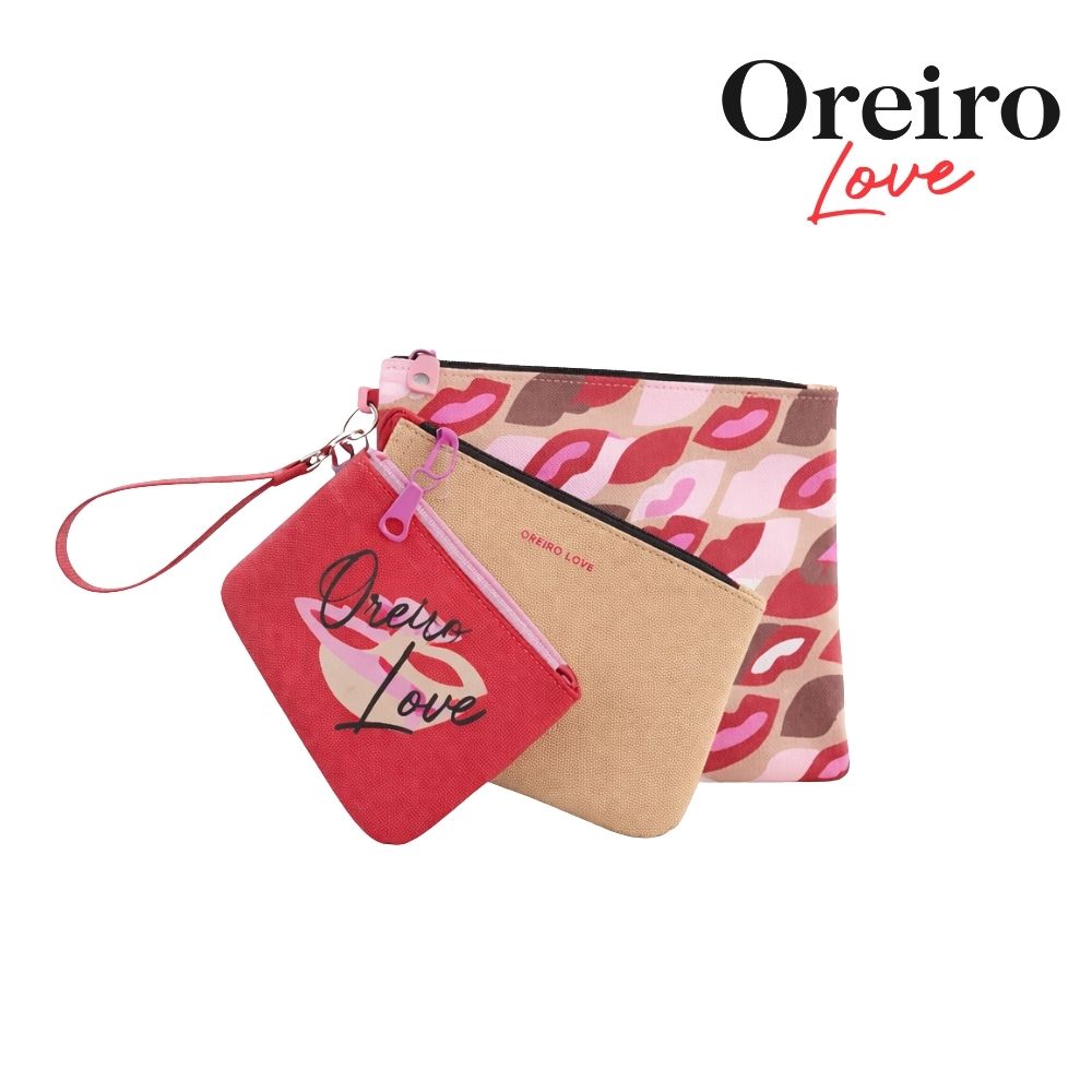 PORTACOSMETICO ESTAMPADOS SIMIL CUERO OREIRO LOVE