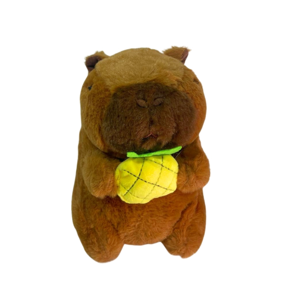 PELUCHE CAPIBARA CON FRUTA 18CM