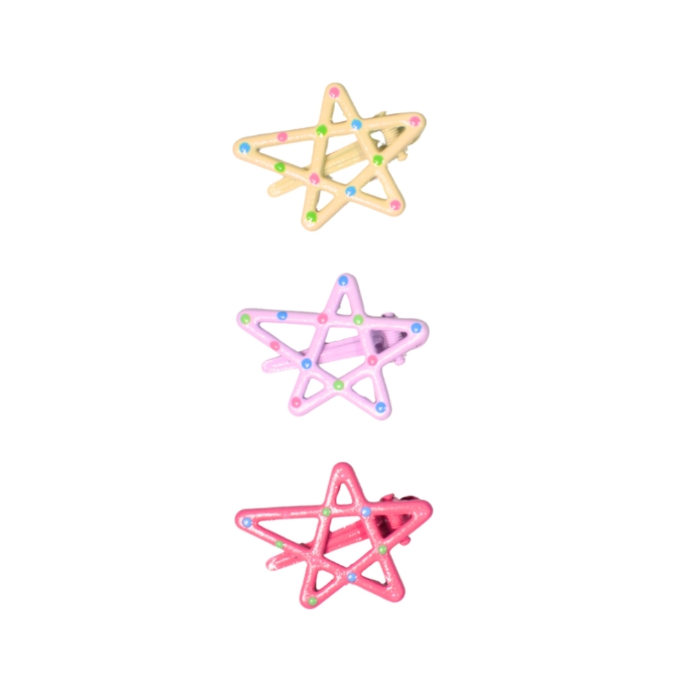 SET DE BROCHES CON FORMA DE ESTRELLA X3