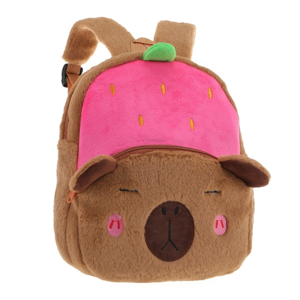 MOCHILA PELUCHE CAPIBARA 11"