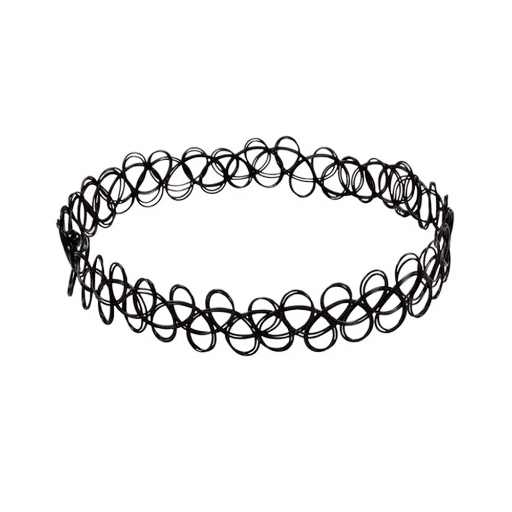COLLAR CHOKER TRENZADO ELASTICO 