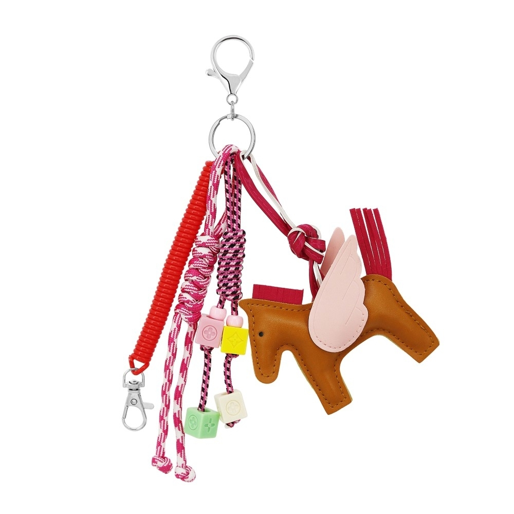 LLAVERO CHARM UNICORNIO CORDON CON DIJES