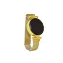 RELOJ ESPEJADO MALLA METALICA