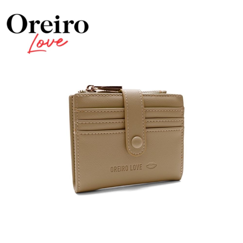 BILLETERA TARJETERO SIMIL CUERO OREIRO LOVE