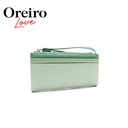BILLETERA CON CIERRE SIMIL CUERO OREIRO LOVE