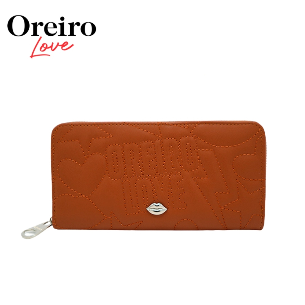 BILLETERA RELIEVE ESTAMPADO SIMIL CUERO OREIRO LOVE