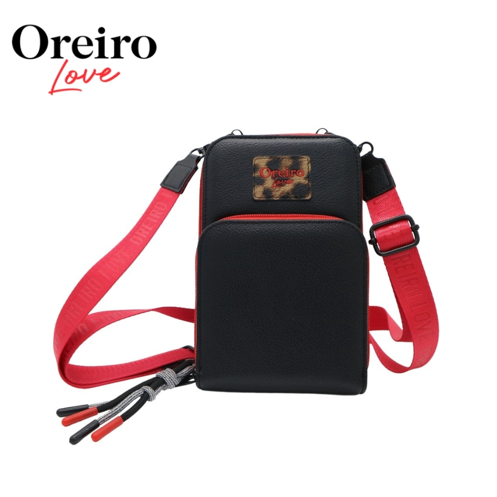 PORTACELULAR APLIQUE FRONTAL SIMIL CUERO OREIRO LOVE