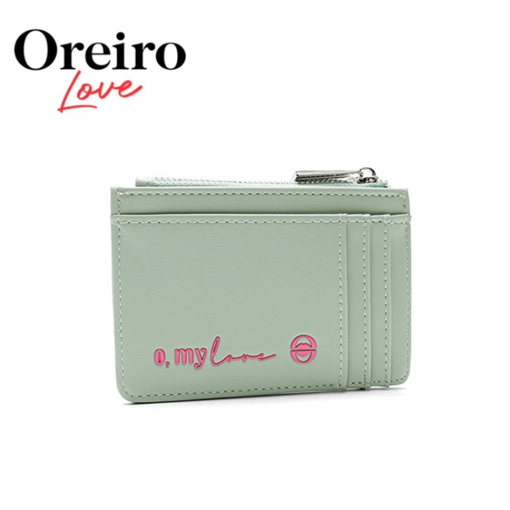 BILLETERA TARJETERO SIMIL CUERO OREIRO LOVE