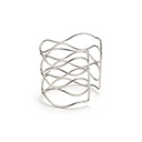 BRAZALETE ANCHO DISEÑO DE ONDAS