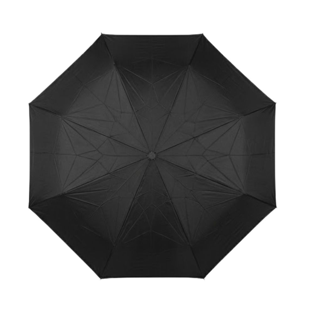 PARAGUAS PLEGABLE AUTOMATICO MANGO CON GANCHO 25"