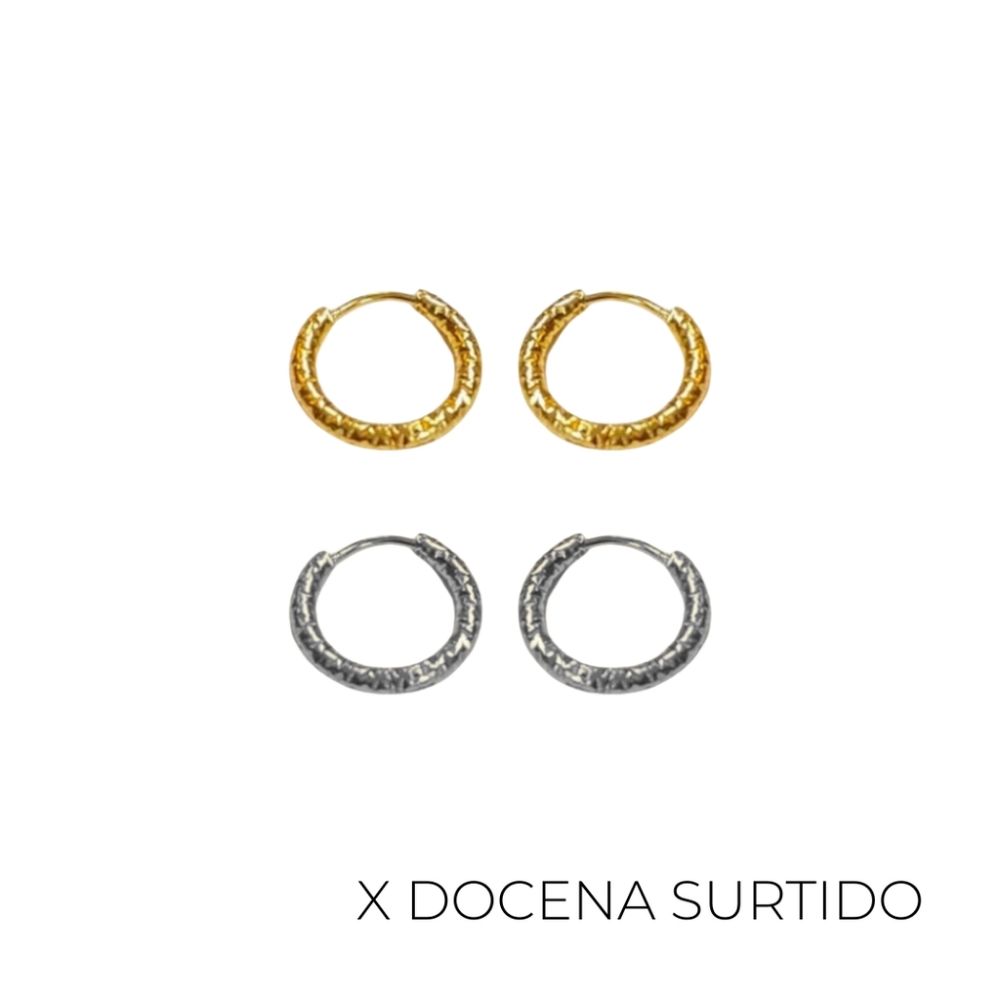 AROS ARGOLLA ACERO QUIRURGICO 10MM (X12 UNIDADES)