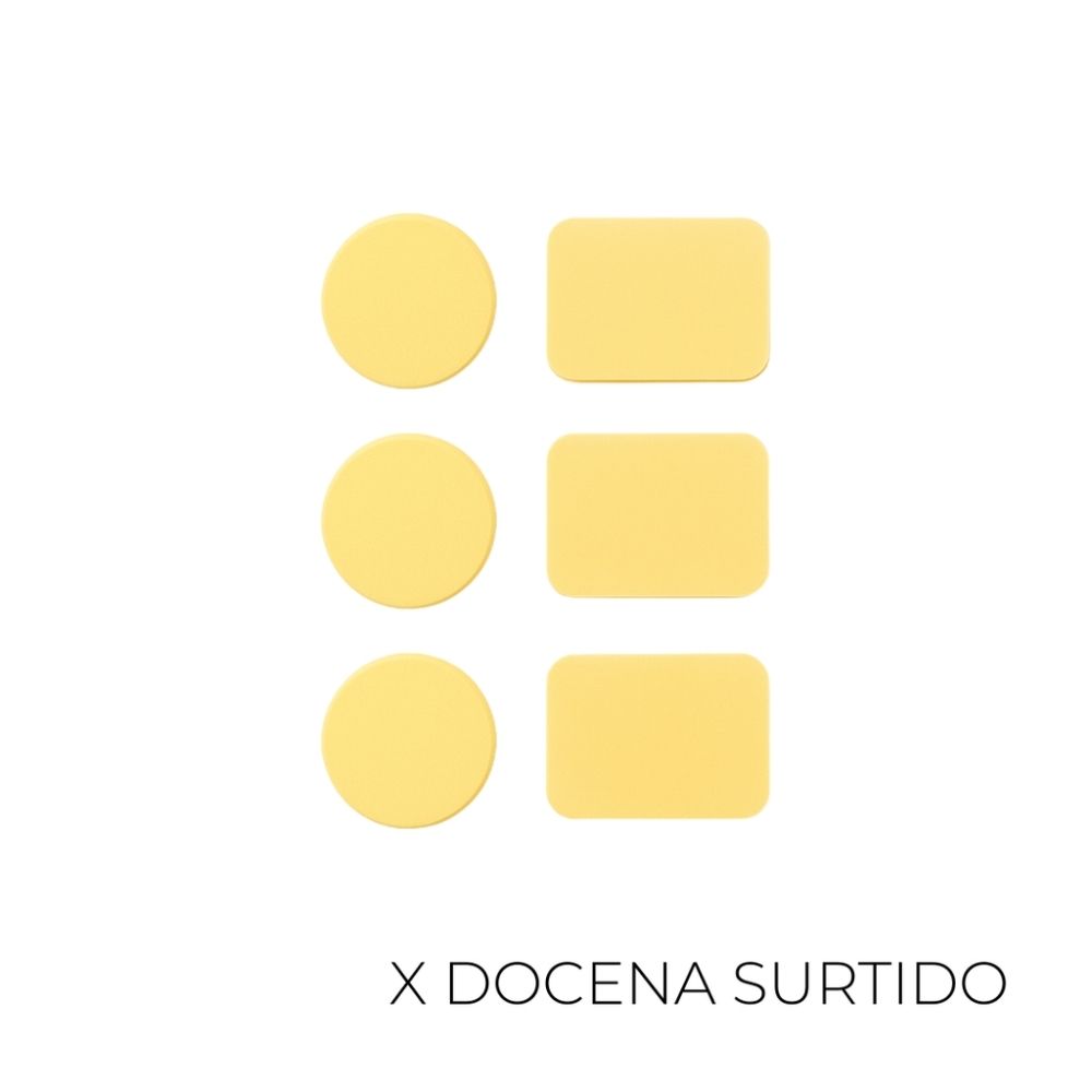 ESPONJA LATEX POR 6 UNIDADES (X12 UNIDADES)