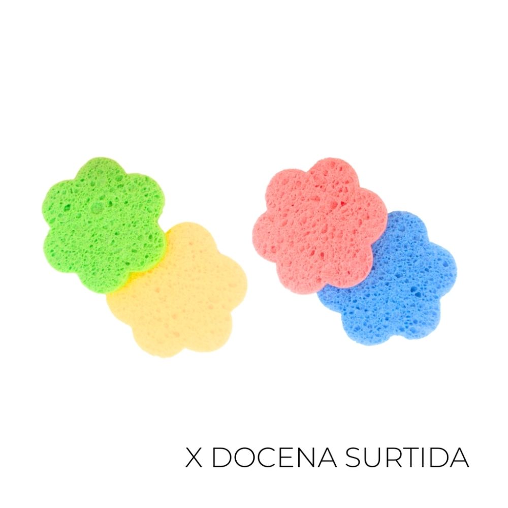 ESPONJA FLOR PARA SKINCARE (PACK X12)