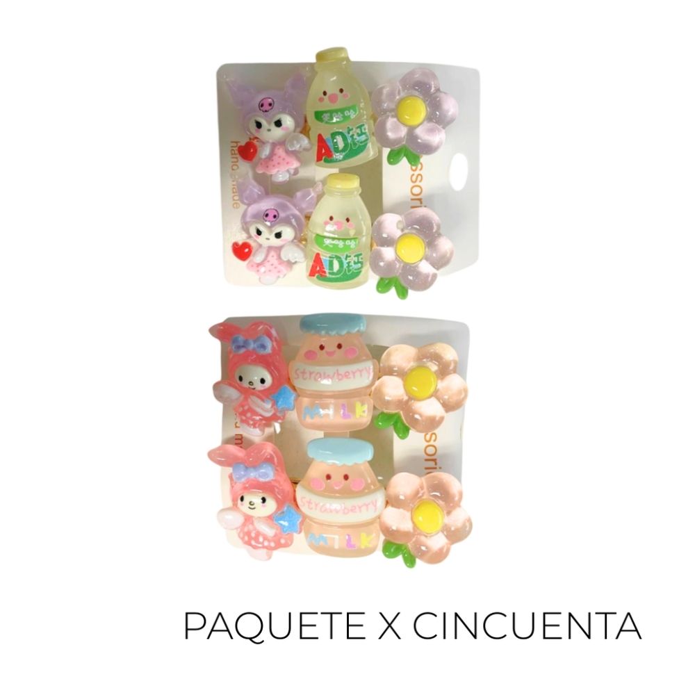 PINZA INFANTIL CON APLIQUE (PACK X10)