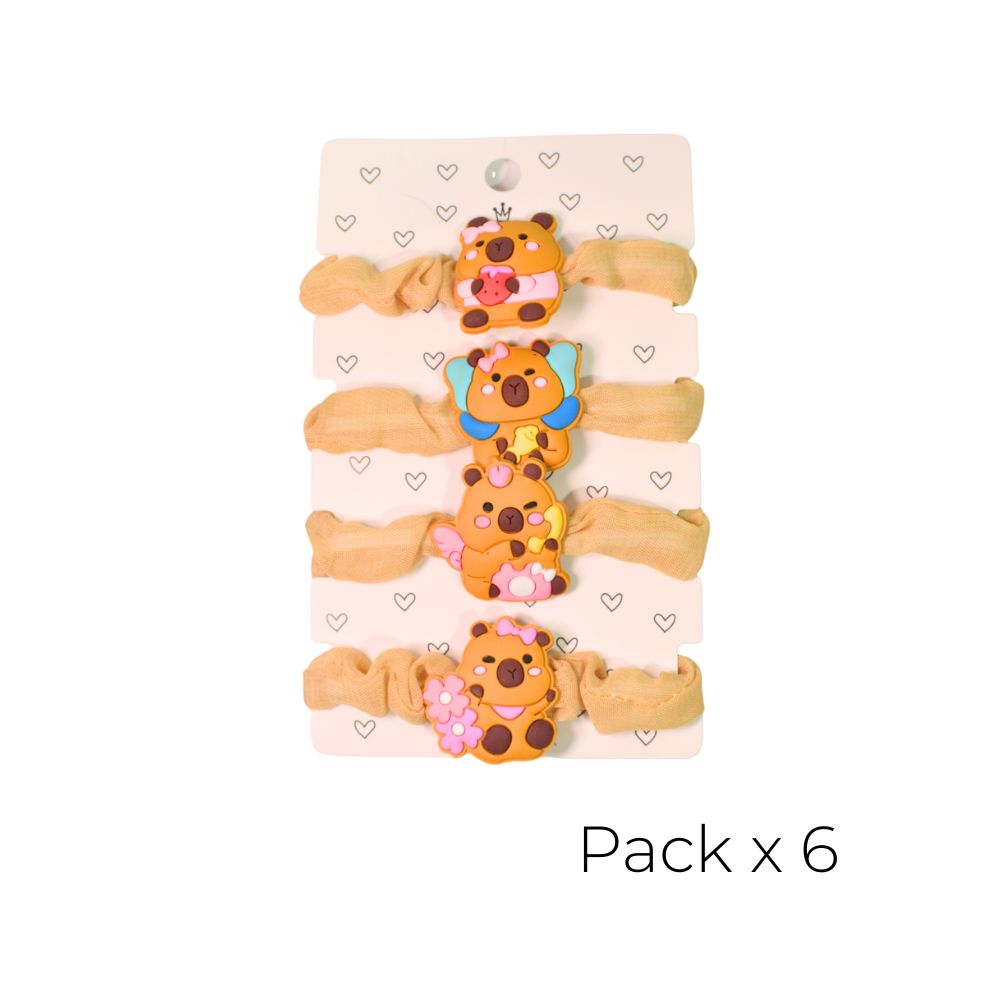 SET COLEROS CAPIBARA (X6 SETS)