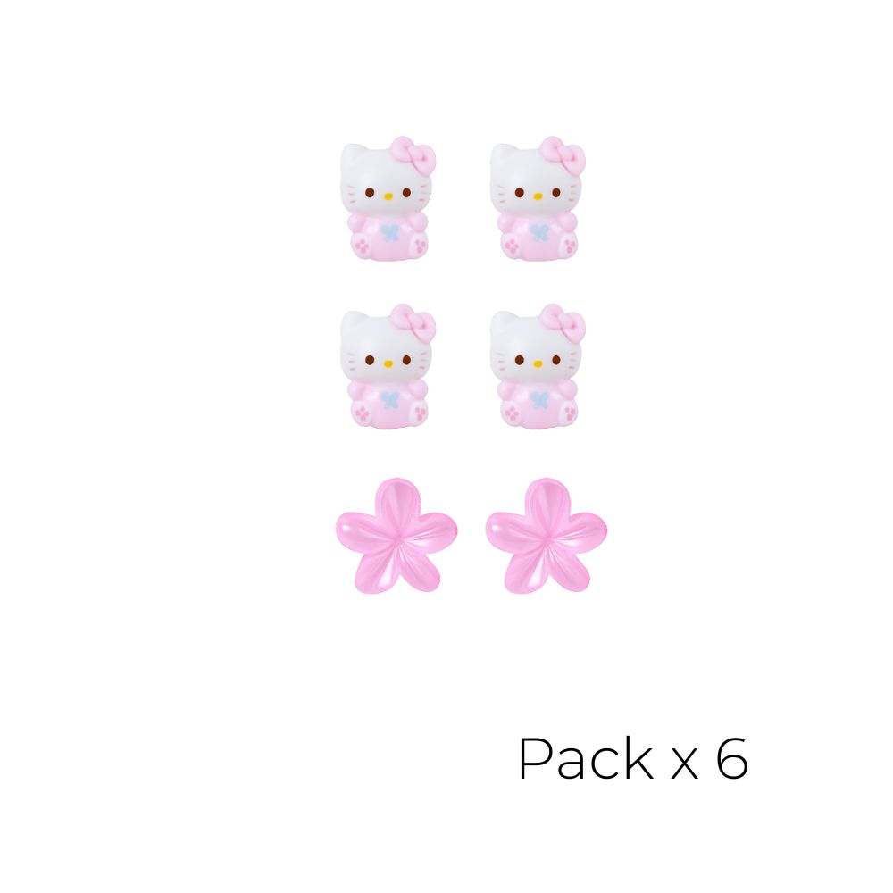 SET DE COLERO + BROCHE SANRIO (X6 SETS)