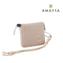 BILLETERA CON CORREA Y CORDON AJUSTABLE TELA AMAYRA