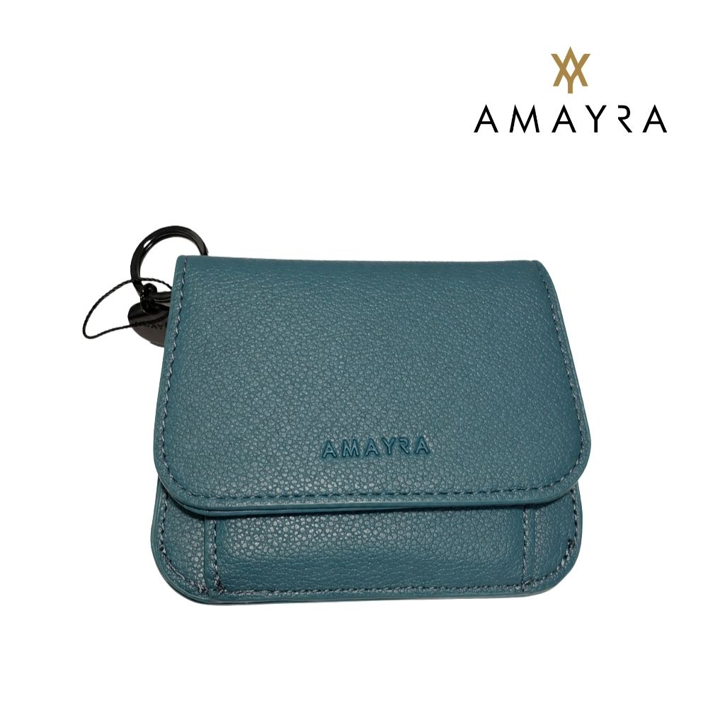 BILLETERA CON LLAVERO SIMIL CUERO AMAYRA