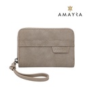 BILLETERA CON CIERRE SIMIL CUERO AMAYRA