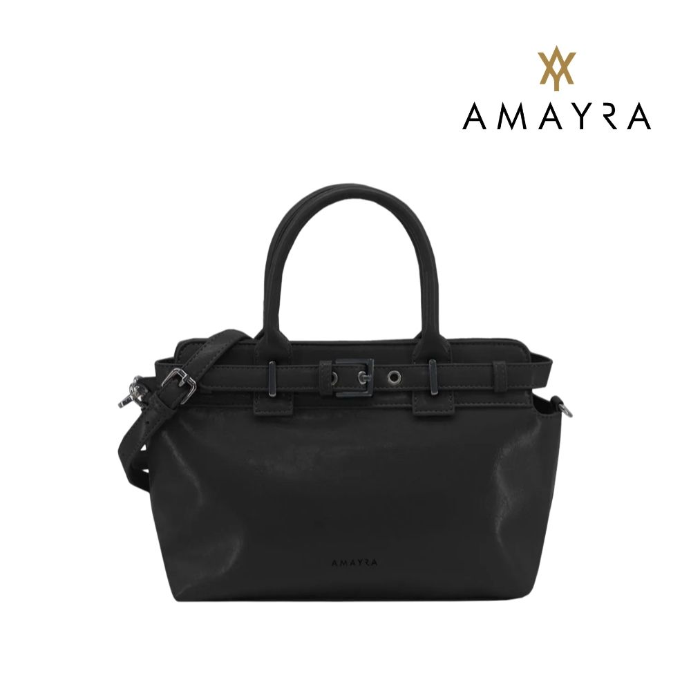 CARTERA CON HEBILLA SIMIL CUERO AMAYRA