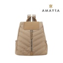 MOCHILA MATELASEADA CON CIERRE FRONTAL AMAYRA