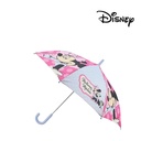 PARAGUAS ESTAMPADO MINNIE & MICKEY MOUSE 17"