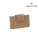 BILLETERA CON TARJETERO COSTURA SIMIL CUERO AMAYRA