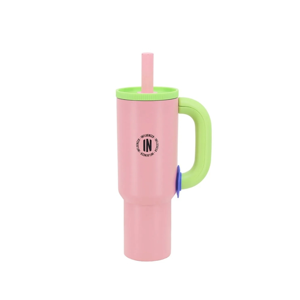 VASO TERMICO DE ACERO INOXIDABLE CON MANIJA 1180ML