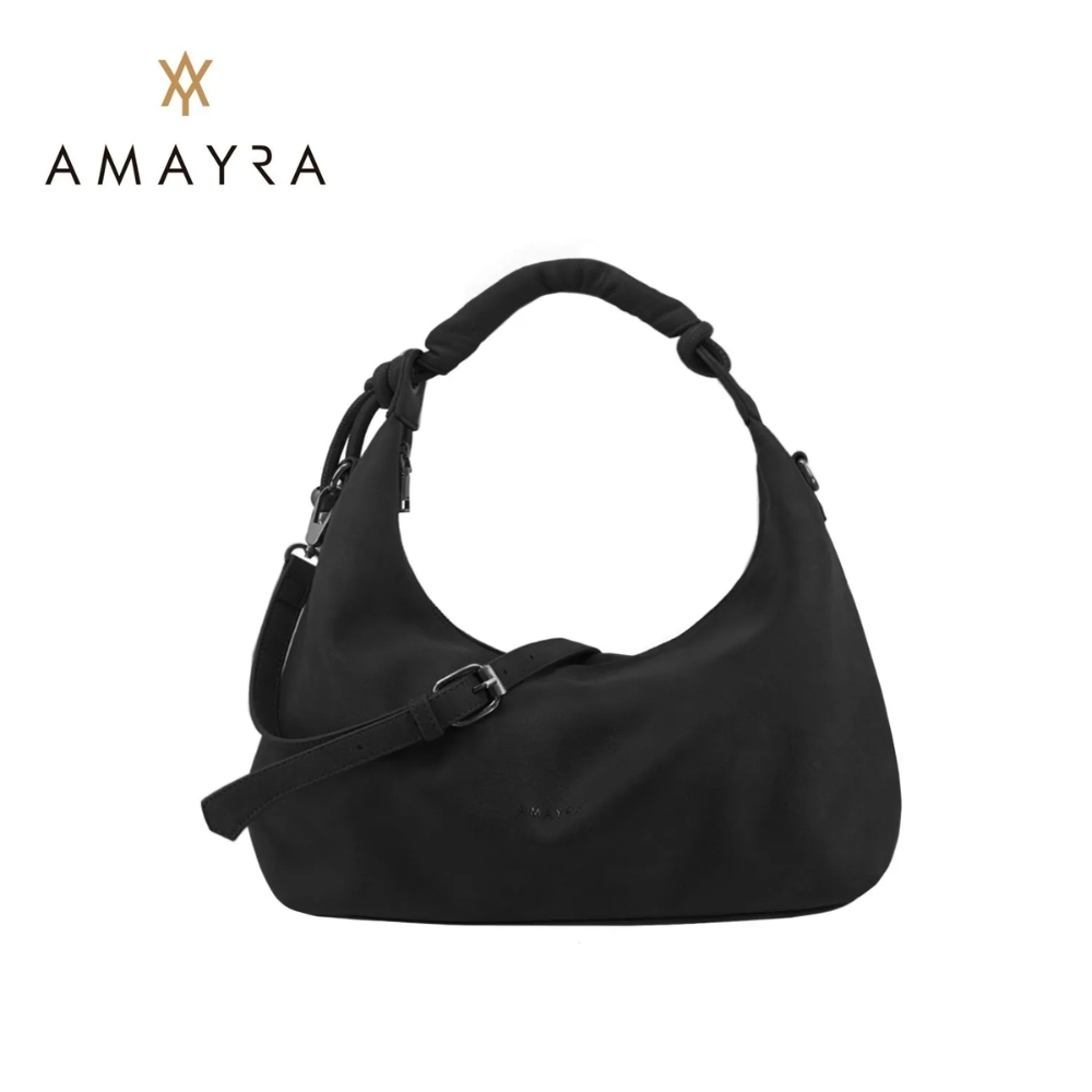 CARTERA CON HEBILLA EN SIMIL CUERO AMAYRA
