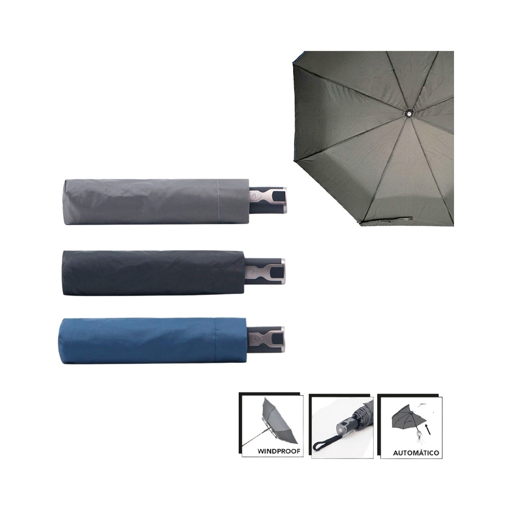 PARAGUAS PLEGABLE AUTOMATICO LISO