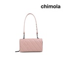 BILLETERA CON TAPA Y CORREA MATELASEE SIMIL CUERO CHIMOLA