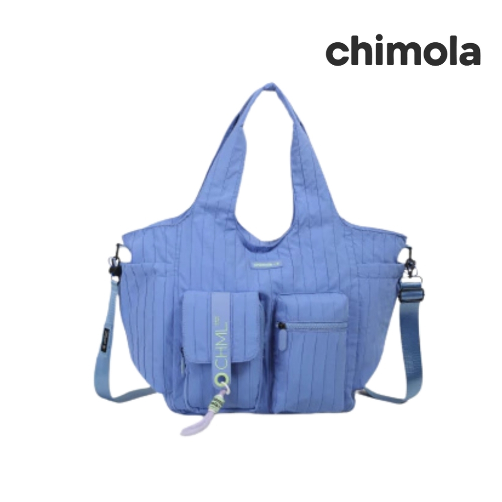 BOLSO TOTE BAG MATELASEADA CORREA TELA CHIMOLA