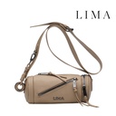 CARTERA MINI BAG CILINDRICA SIMIL CUERO LIMA