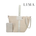 CARTERA TOTE RUSTICA SIMIL CUERO LIMA